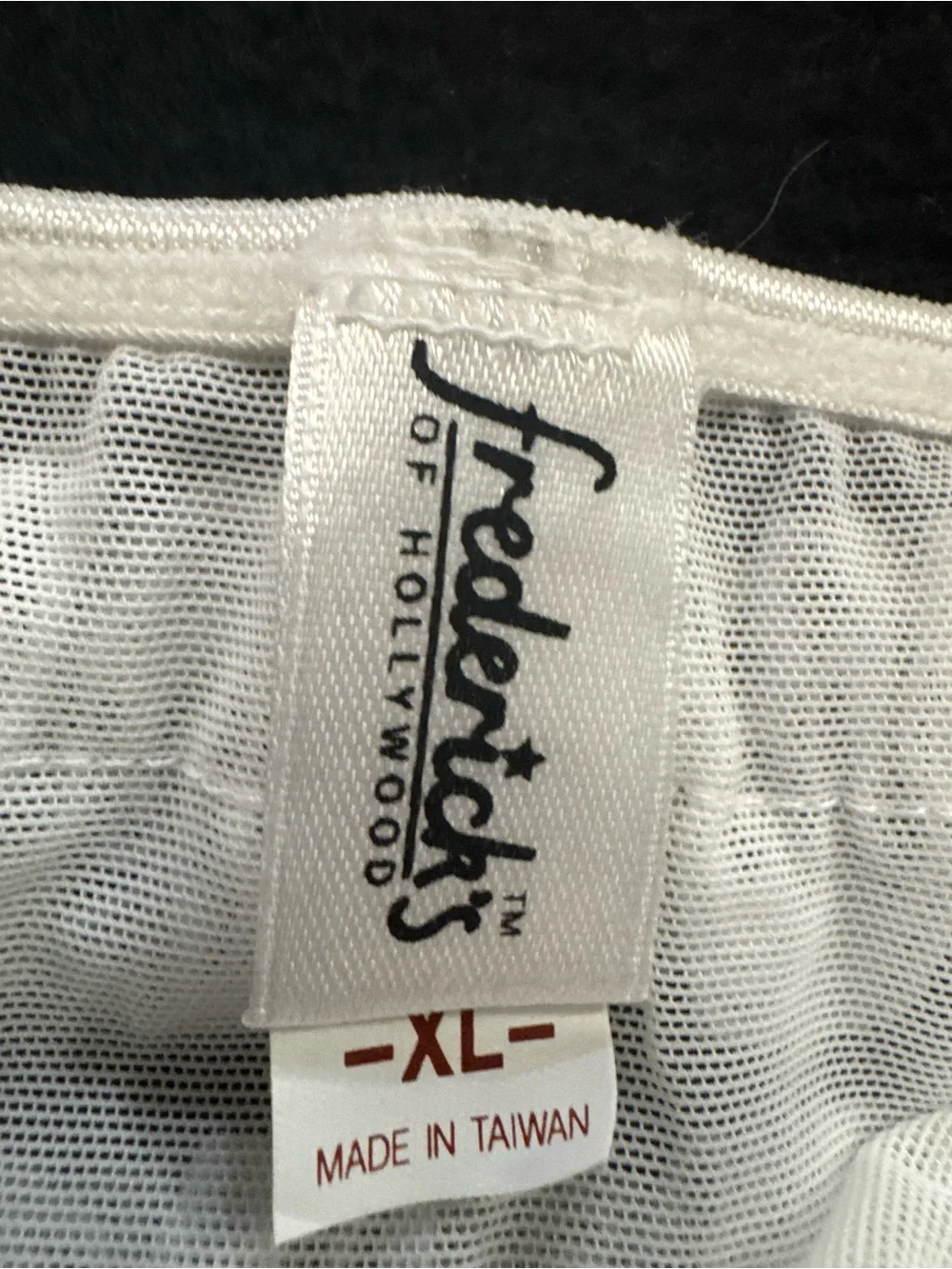Fredericks of Hollywood sheer white